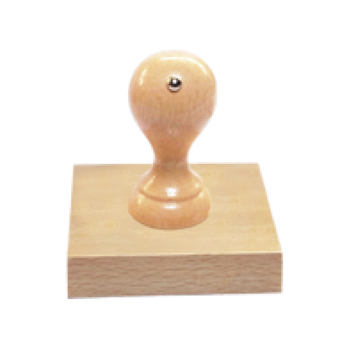 Holzstempel 80x80 mm